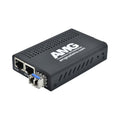 AMG Systems AMG210M-2G-1SS2 2+1 Commercial Media Converter, 2-Port 10/100/1000Base-T(x) RJ45, 1-Port 1000Base-Fx, Singlemode, 2-Fiber, 1310nm, LC Connectors