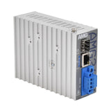 AMG Systems AMG265M-1FBT-1S-P90-T Series Industrial Mini PoE Media Converter, 1 x 10/100Base-T(x) RJ45 Port, 1 x 100/1000Base-Fx SFP Port, Integrated 90W PSU