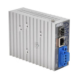 AMG Systems AMG265M-1GAT-1S-P30-T Series Industrial Multirate Mini PoE Media Converter, 1 x 10/100/1000Base-T(x) RJ45 Port, 1 x 100/1000Base-Fx SFP Port
