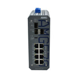 AMG Systems AMG570-2GBT-4GAT-2G-3S-P300 Series Layer 2+ Managed Industrial Ethernet Switch, 8x 10/100/1000TX, 2x 90W, 4x 30W PoE, 3x 100M/1G/2.5G SFP Switch, 52V, 480W PSU, 2x 1Gb MM SFP