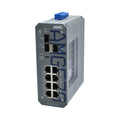AMG Systems AMG570-4GBT-4G-3S-P360-KM1 Series Industrial 11-Port Managed Switch Kit, Includes (2) 1Gb Multimode SFP Module, (1) DIN-Rail Power Supply, and PSU Equipment Mounting