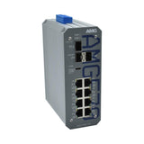 AMG Systems AMG570-8GAT-3S-P240 Series Industrial 11-Port Managed Switch, 8 x 10/100/1000Base-T(x) RJ45 Ports, 3 x 100/1000/2.5G Base-FX SFP Ports, 50-56VDC Power Input