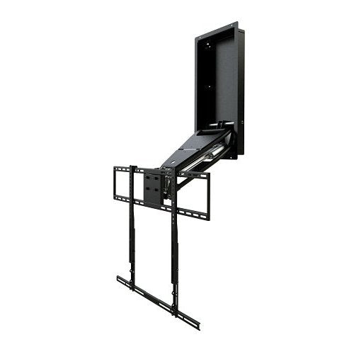 MantelMount MM860 Automated TV Mount, Auto-Temperature Sensing and Retraction, Black Matte