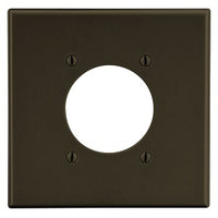Hubbell PJ703 Wall Plate, M-Size, 2-Gang, 2.15-Inch Opening
