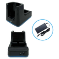 Unitech 5000-900090G HT730 Single Slot USB cradle with detachable part and power adapter (Power cord 1010-601551G is sold separately)