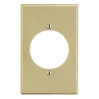 Hubbell PJ724I Wallplate, Mid-Size 1-Gang, 2.15" Opening, Ivory