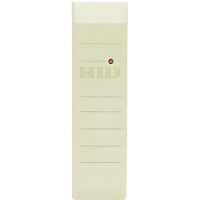 HID 5365EBT00 MiniProx Plus Proximity Reader with Wiegand Output and Terminal, Beep on, LED Normally Red, Reader Flashes
