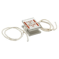 Hubbell HYH6C6C Grounding and Bonding, Copper H-Tap, 6, #2 AWG, Index Orange Beige, Clear Cover
