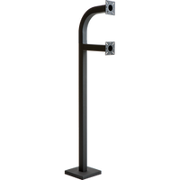 PEDESTAL PRO 58-9C-DSP 58" Dual Height Gooseneck Pedestal - Single Channel