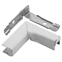 Hubbell HBL5711LHWA HBL500/700/750 Series Metal Raceway Twisted Elbow Left, White