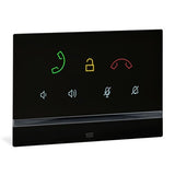 2N 01698-001 Indoor Talk Answering Unit with Capactive Buttons, Black