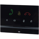 2N 01698-001 Indoor Talk Answering Unit with Capactive Buttons, Black