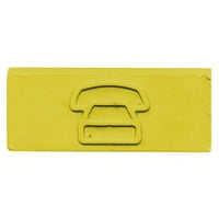 Hubbell IY100T Jack Accessories, Icon Voice, Yellow