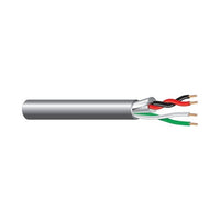 West Penn 25357BOR1000 Plenum Audio Cable, 1000', 4 Conductors, 22 Gauge, Orange
