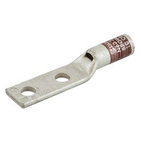 Hubbell HGBL10D1 1/0 AWG, Double Hole, 1/4" ID Spaced 5/8", 1-Pack
