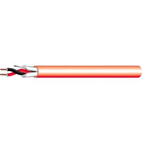West Penn 60992BRD1000 14/2 Analog Audio Control Cable, Shielded, Plenum, 1000', Red