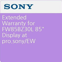 Sony Pro SPS85BZ35LEW5 Extended Warranty Service Plan for Sony FW-85BZ35L 85" BRAVIA Professional Display