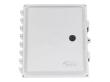 AccelTex ATS-00108 12x10x6 Polycarbonate Enclosure, Solid Door, Key Lock, Non-Configured