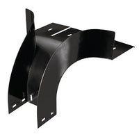 Hubbell HBTRD4BK Wire Basket Accessory Radius Down, 4" Tray, Black