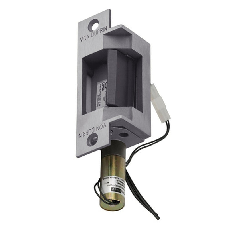 Von Duprin 6211 24V US32D Mortise or Cylinder Electric Strike, 24V DC, Polished Stainless Steel