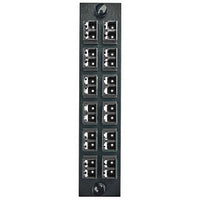 Hubbell FSPLCDM12BK Fiber Optic Patch Panel