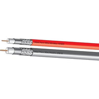 West Penn 6350BK1000RG-6 Coaxial Digital Video Cable, HD-SDI Non-Plenum, Overall 100% Aluminum Foil with 95% Tinned Copper Braid, 1000' (304.8m) Reel, Black