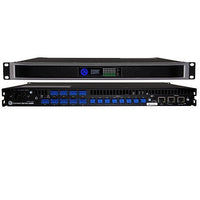 LEA Professional CONNECT 168D 19" 8-Channel Amplifier with Dante Inputs, 160W per Channel