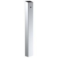 Pedestal Pro 64TOW-KERI-01-304 47" Stainless Pedestal - Keri Systems NXT-3R reader.