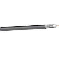 West Penn 819BK1000 20/1 Coax Video Cable, Solid Stranding, 1000', Black