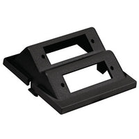 Hubbell IM2SCA2BK 2-Duplex Audio / Video Unloaded Module, SC Angled, 2-Unit, Black