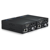 Blustream HEX70SL-KIT Slimline HDBaseT Extender Set, Bi-directional IR and Bi-directional PoC, includes (1) HEX70SL-TX Transmitter, (1) HEX70SL-RX Receiver