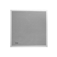 Valcom S-422A-2 Clarity 2' 2' Lay-in Ceiling Speaker with Backbox, Steel Housing, White