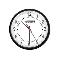 Valcom V-AW12B 12" Analog Clock, Wireless, Battery