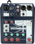 Soundcraft 5085980US-01 Notepad-5 5-Channel Analog Mixer with USB