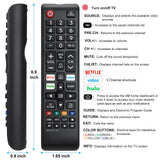 2】 New Universal Remote For All Samsung Tv Remote, Replacement Compatible For Al