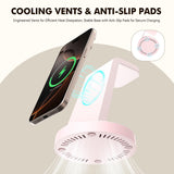 For Iphone Charger Stand: 3 In 1 Wireless Charger For Apple Iphone 17 16E 16 15