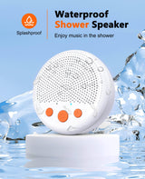 Bluetooth Shower Speaker — HD Loud Sound, Suction Cup & Lanyard, Portable Wirele
