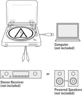 IN STOCK! Audio-Technica AT-LP60BK-USB Fully Automatic Belt-Drive Stereo Turntable (USB & Analog), Black