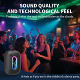 Waterproof Bluetooth 5.3 Speaker — Portable HD Sound for Shower, Pool, Beach & K