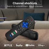 2) Replacement Remote Control Only For Roku Tv, Compatible For Tcl Roku/Hisense