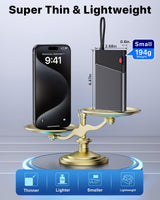 Power Bank, 10000Mah 22.5W Pd Fast Charging Powerbank With Built-In Usb