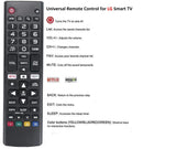 Control Replacement For Lg Smart Tvs All Models: Akb75095307 Akb74915305 Akb7537
