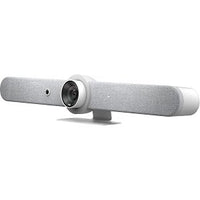 Logitech Rally Bar 4K All-in-One Video Bar for Medium to Large Rooms, White