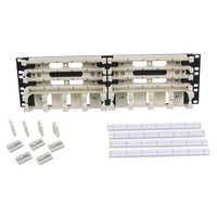 Hubbell 110RM25 CAT5 110 Rack Mount Kit, 200-Pair, 5-Pair Blocks