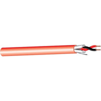 West Penn D60975RD1000 18/2 Addressable Audio Control Cable, Shielded, Plenum, 1000', Red