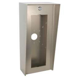 PEDESTAL PRO 818HOU-PRO-001-CRS-N 8x18 Nickel Finish Housing - 2N IP Verso 3 Flush/Surface