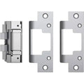 HES 8300C-630-LBM 8300C Complete Pac Electric Strike for Latchbolt Locks, Latchbolt Monitor, with 801 and 801A Faceplates, Satin Stainless Steel