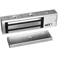 RCI 8310 Single MultiMag Electromagnetic Lock, 1200 lb, 12/24VDC, Anodized Dark Bronze