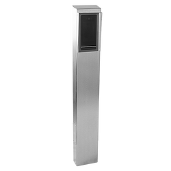 PEDESTAL  84TOW-MYDO-02-304 54" Hooded Pedestal - MyDoorView VUE-7 Flush