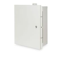 Hubbell FTUOS12SP Fiber Wallmount Cabinet, Hinged NEMA 4X, 12 FSP Panel Openings, Black
